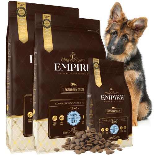 EMPIRE Hipoalergiczna Karma Dla Szczeniaków i Juniorów Owczarka Niemieckiego 24kg + 2kg PROMO PAKIET.jpg
