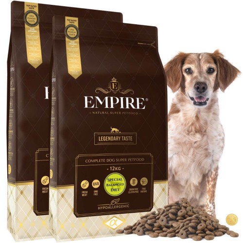 EMPIRE Hipoalergiczna Karma Dla Dojrzałych Psów, Psów po Kastracji i Psów z Nadwagą Wszystkich Ras 24kg - PROMO PAKIET-1.jpg
