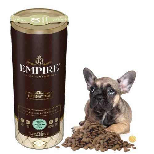 EMPIRE Hipoalergiczna Karma dla Szczeniaków i Juniorów Buldoga Francuskiego 340g.jpg