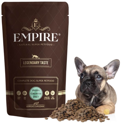 EMPIRE Hipoalergiczna Karma dla Szczeniaków i Juniorów Buldoga Francuskiego50g NA PRÓBĘ.jpg