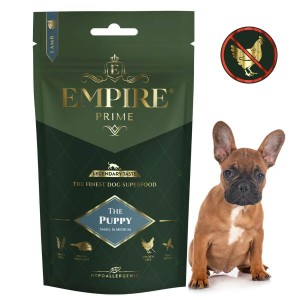 Monobiałkowa karma dla szczeniaków i juniorów buldoga francuskiego - hipoalergiczna - bez kurczaka 50g Empire Prime