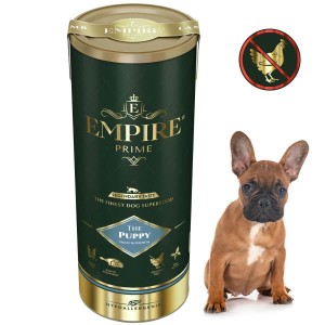 Monobiałkowa karma dla szczeniaków i juniorów buldoga francuskiego - hipoalergiczna - bez kurczaka 340g Empire Prime