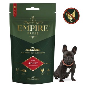 Monobiałkowa karma dla dorosłych buldogów francuskich - hipoalergiczna - bez kurczaka 50g Empire Prime
