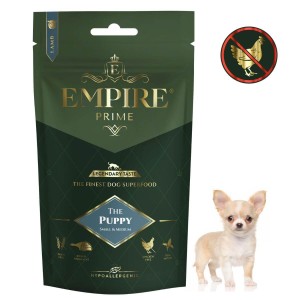 Monobiałkowa karma dla szczeniaków i juniorów chihuahua - hipoalergiczna - bez kurczaka 50g Empire Prime