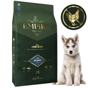 Monobiałkowa karma dla szczeniaków i juniorów siberian husky - bez kurczaka 12kg Empire Prime