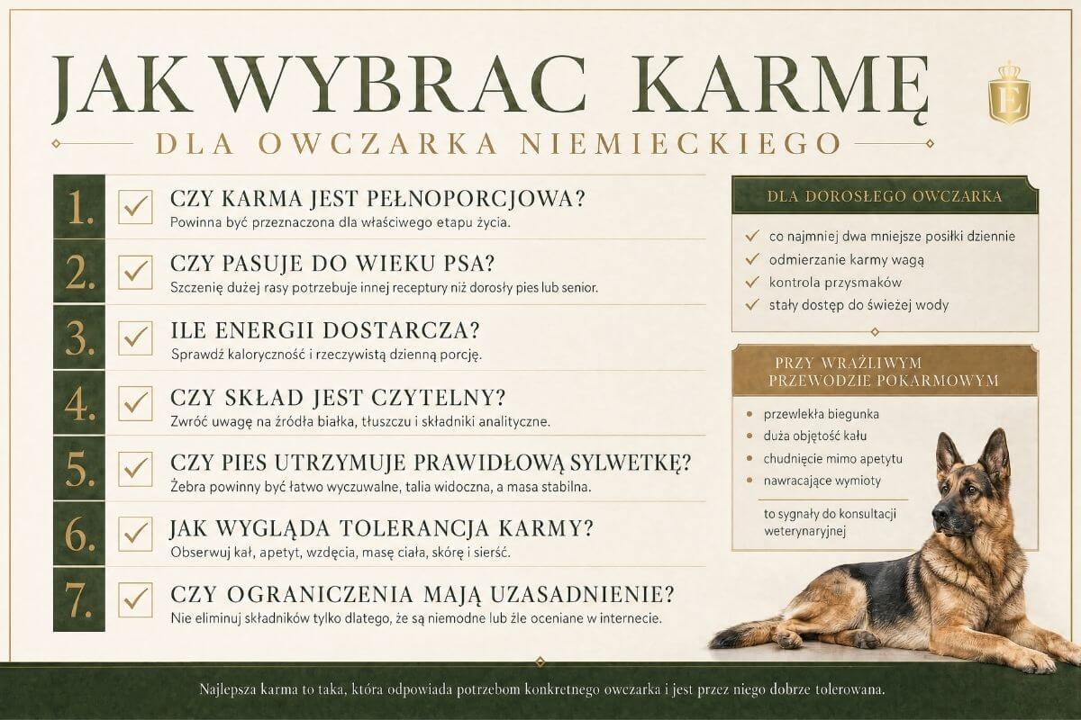karma-dla-owczarka-niemieckiego-jak-ja-wybrac-infografika-checklista