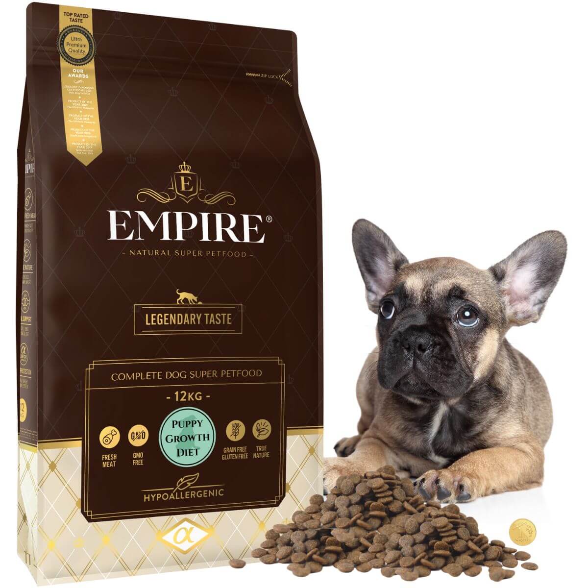 EMPIRE Hipoalergiczna Karma dla Szczeniaków i Juniorów Buldoga Francuskiego 12kg