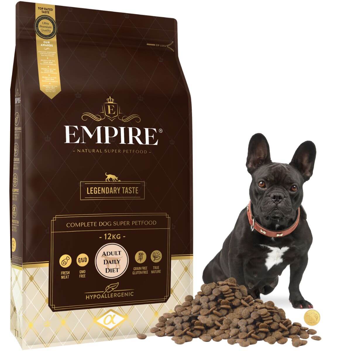 EMPIRE Hipoalergiczna Karma dla Dorosłych Buldogów Francuskich 12kg