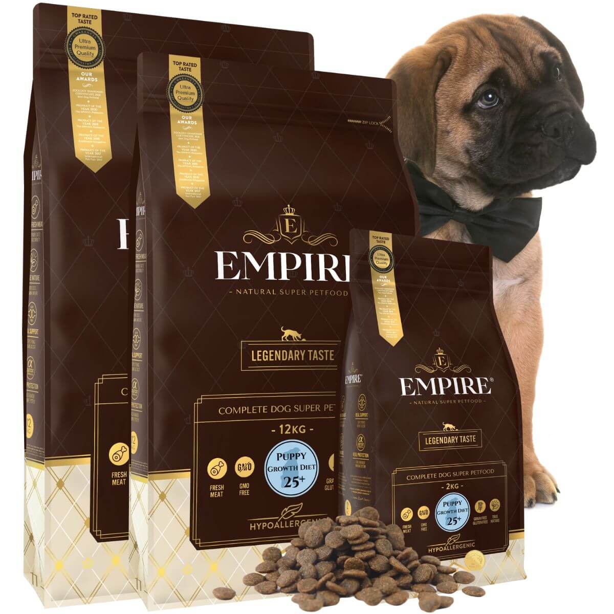 Empire Petfood Karma Dla Szczeniaków i Juniorów Ras Dużych 24kg + 2,4kg GRATIS!