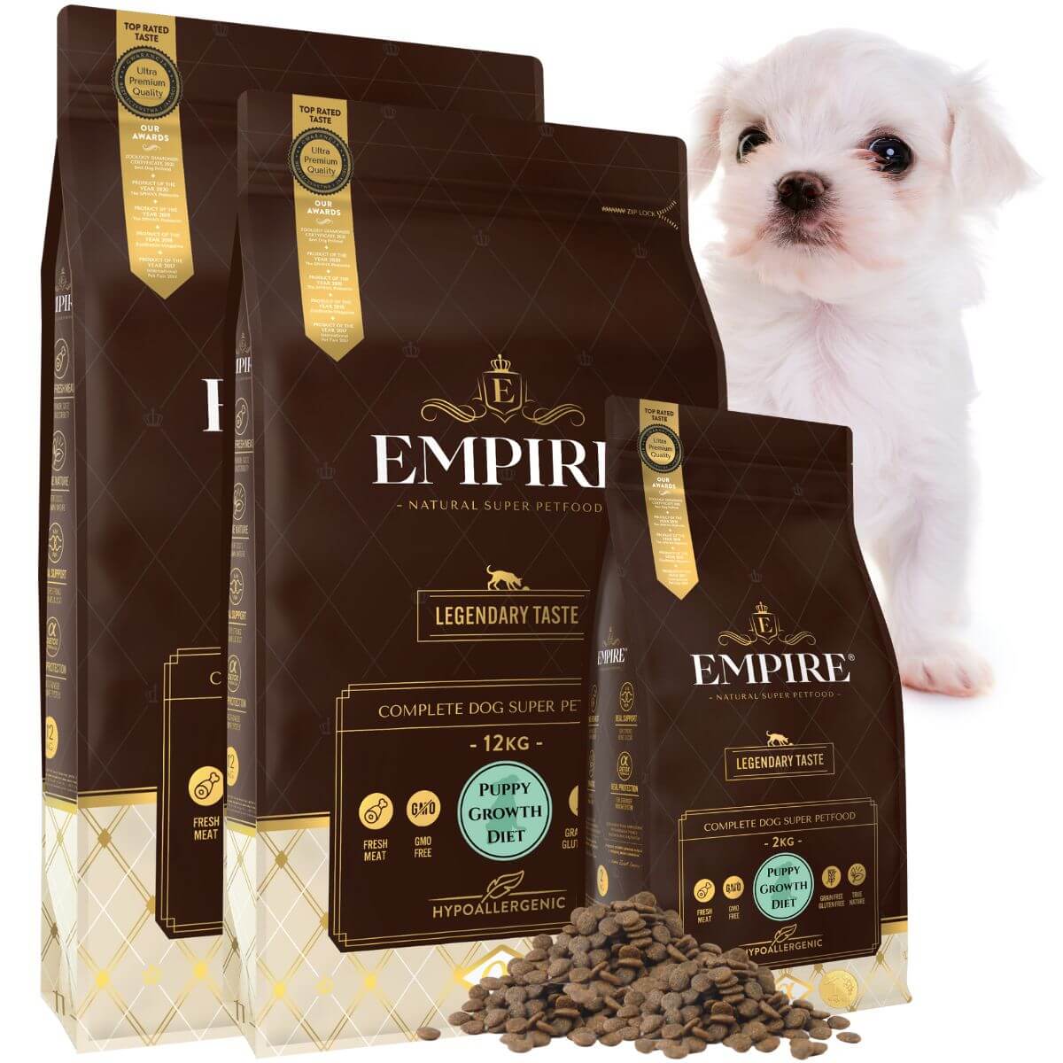 EMPIRE Hipoalergiczna Karma Dla Szczeniaków i Juniorów Maltańczyka 24kg + 2kg PROMO PAKIET!