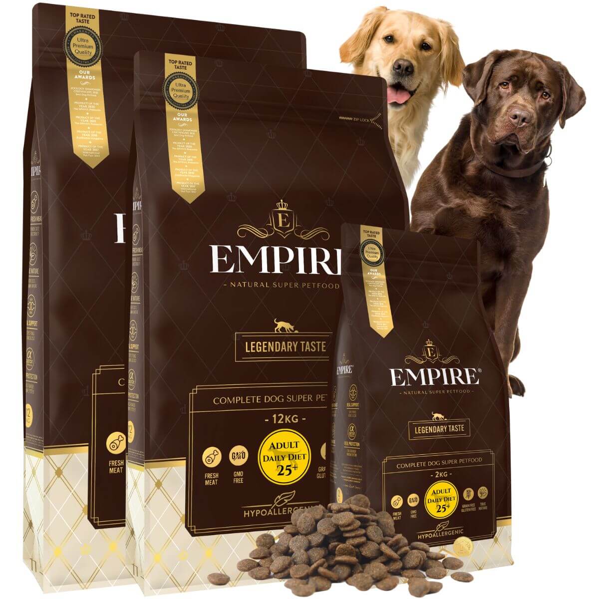 EMPIRE Hipoalergiczna Karma dla Dorosłego Golden'a & Labrador Retrievera 24kg + 2kg PROMO PAKIET!