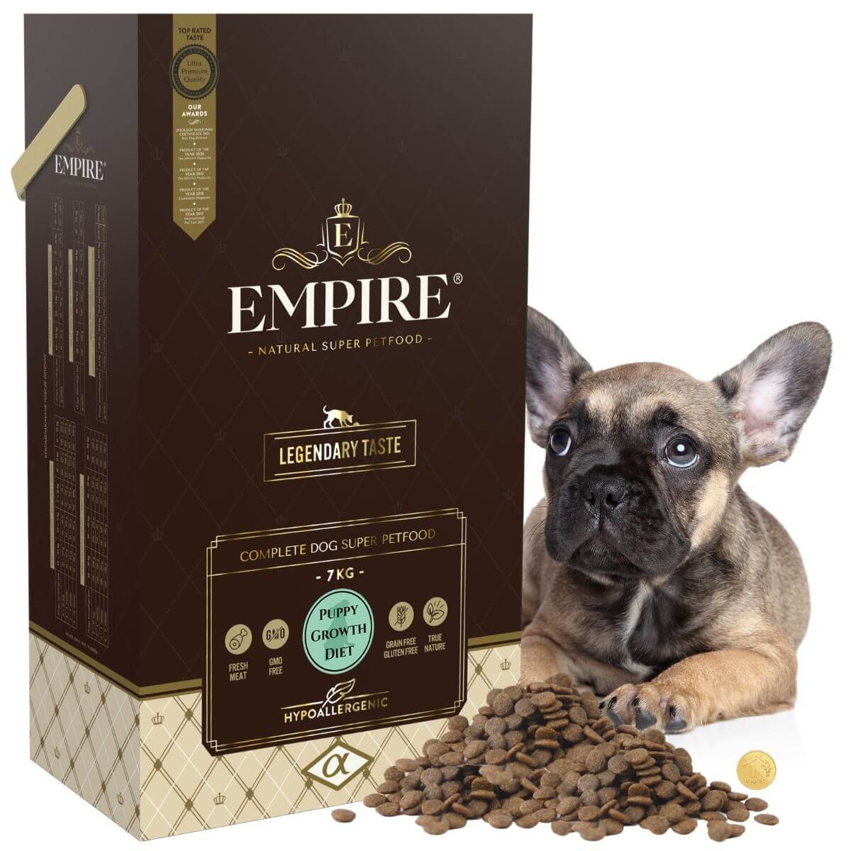 EMPIRE Hipoalergiczna Karma dla Szczeniaków i Juniorów Buldoga Francuskiego 7kg (14x500g)