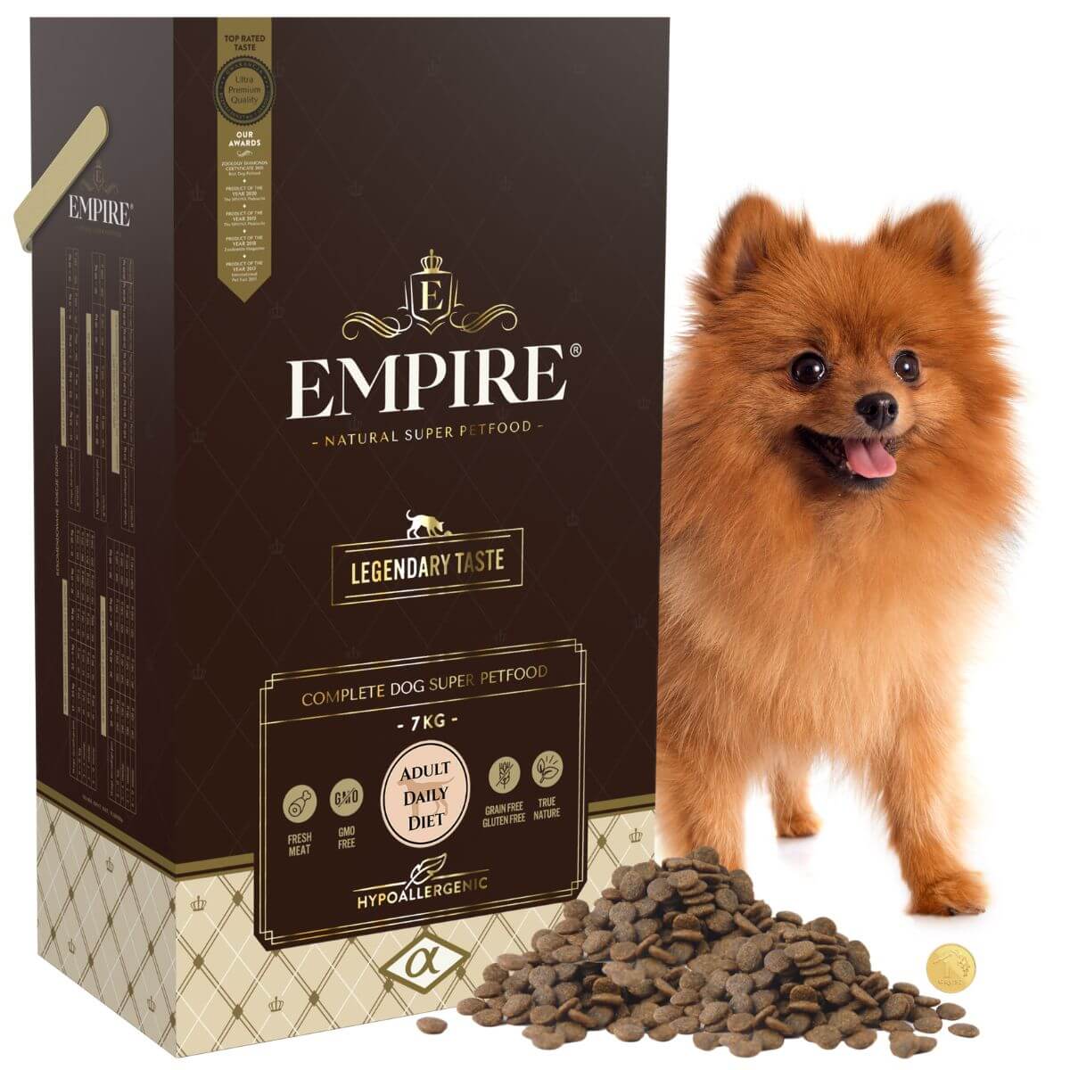 EMPIRE Hipoalergiczna Karma dla Dorosłych Pomeranianów 7kg (14x500g)