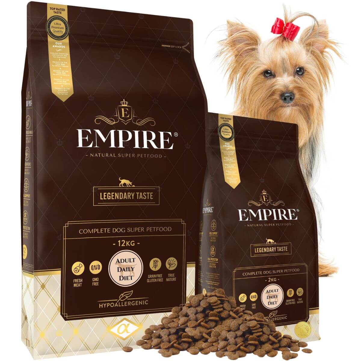 EMPIRE Hipoalergiczna Karma dla Dorosłych YORKÓW 12kg + 2kg PROMO
