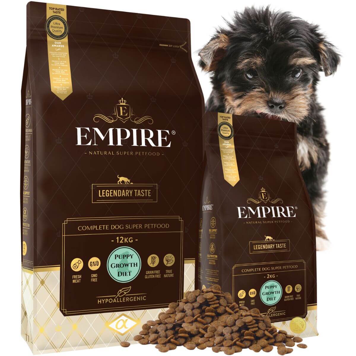 EMPIRE Hipoalergiczna Karma dla Szczeniaków i Juniorów YORKA 12kg + 2kg PROMO