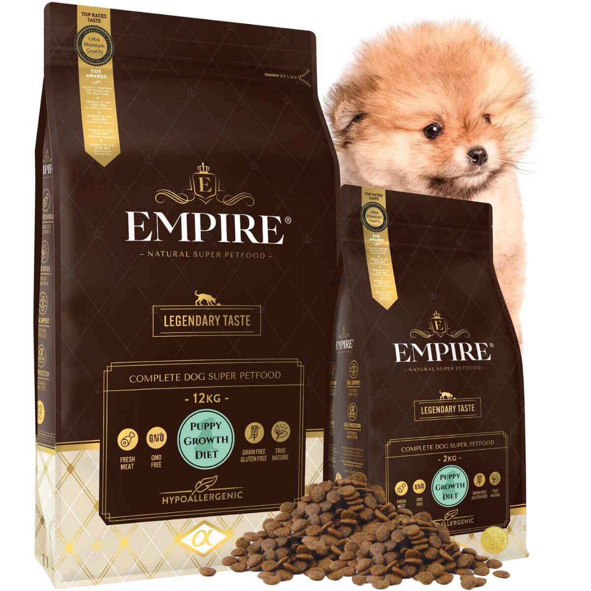 EMPIRE Hipoalergiczna Karma dla Szczeniaków i Juniorów Pomeraniana 12kg + 2kg PROMO
