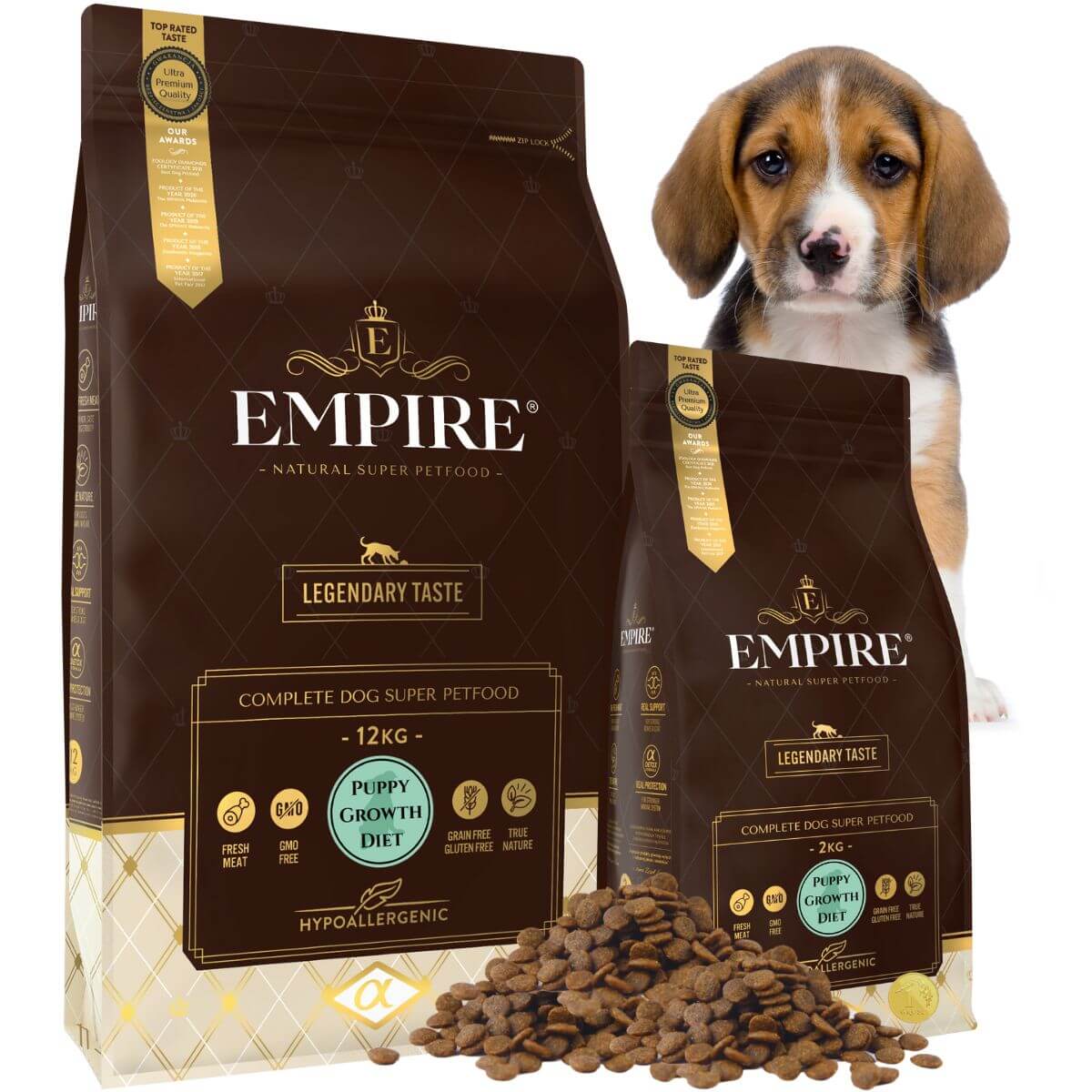 EMPIRE Hipoalergiczna Karma Dla Szczeniaków i Juniorów Beagle 12kg + 2kg PROMO