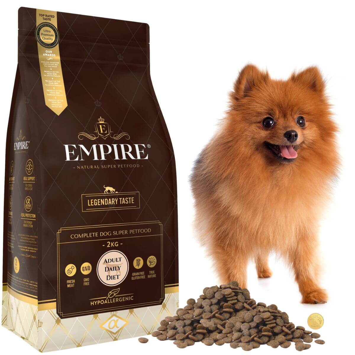 EMPIRE Hipoalergiczna Karma dla Dorosłych Pomeranianów 2kg
