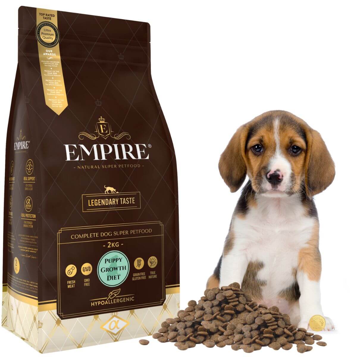 EMPIRE Hipoalergiczna Karma dla Szczeniaków i Juniorów Maltańczyka 1.8kg+200g Gratis