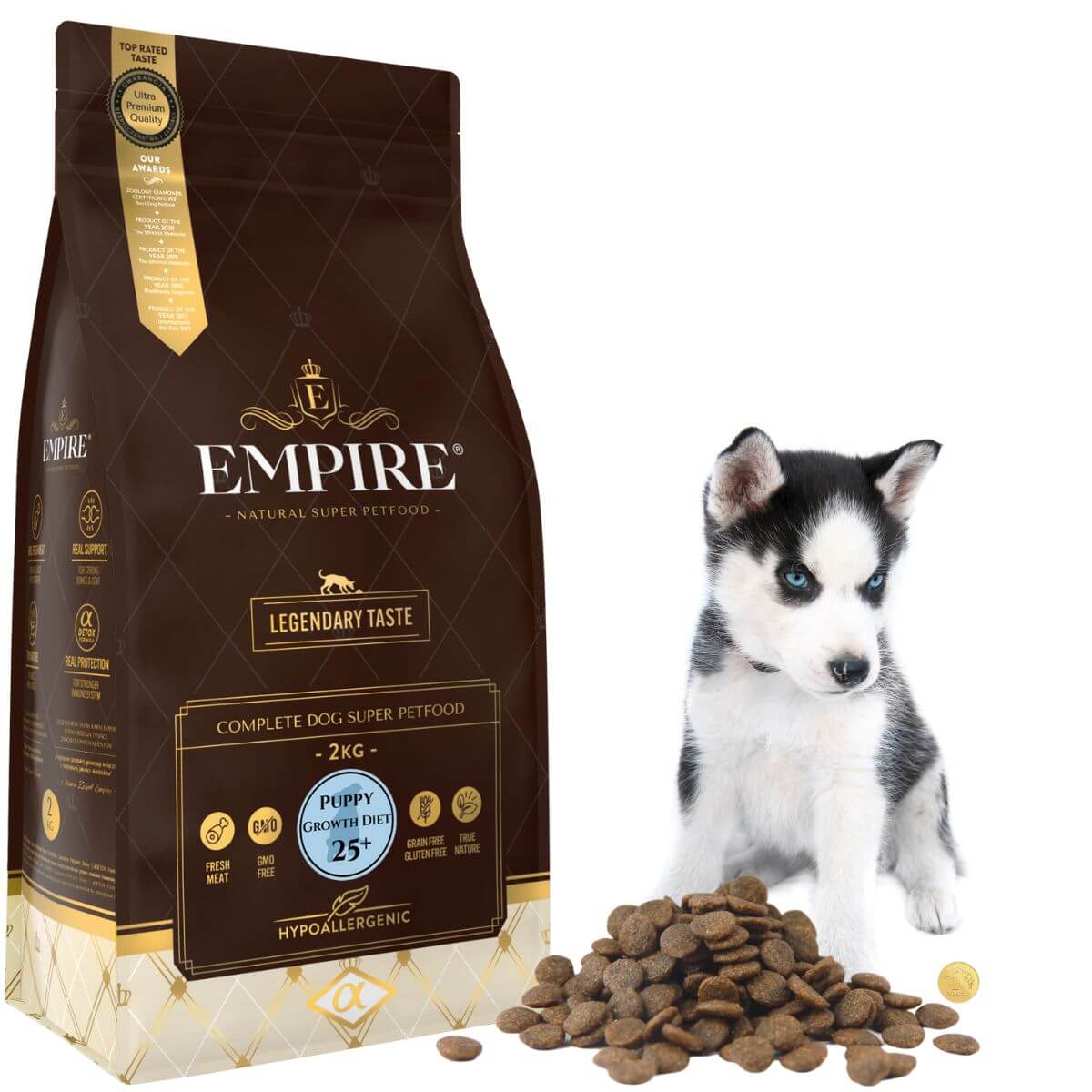 EMPIRE Hipoalergiczna Karma dla Szczeniaków i Juniorów Siberian Husky 2kg