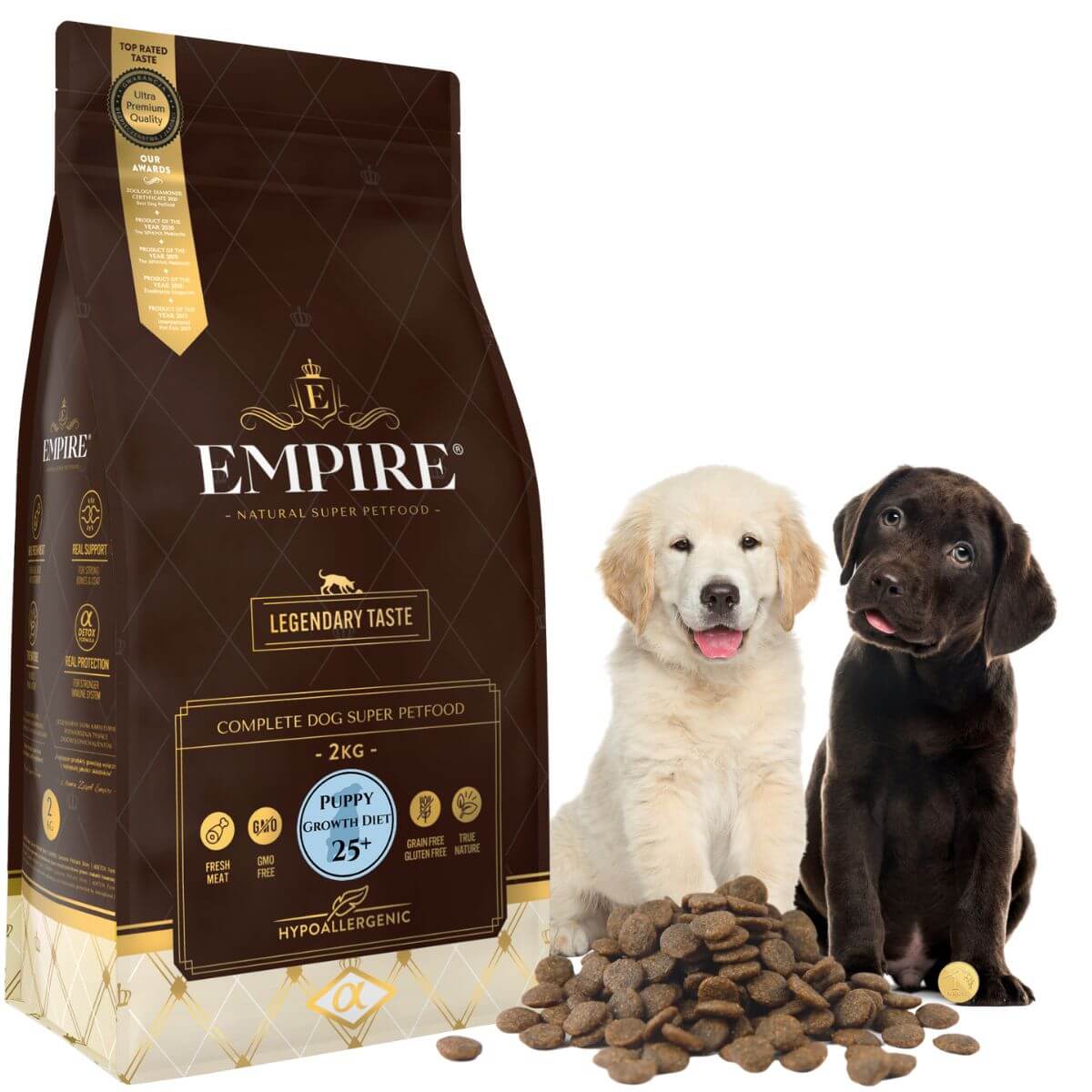 EMPIRE Hipoalergiczna Karma dla Szczeniaków i Juniorów Goldena i Labrador Retrievera 2kg