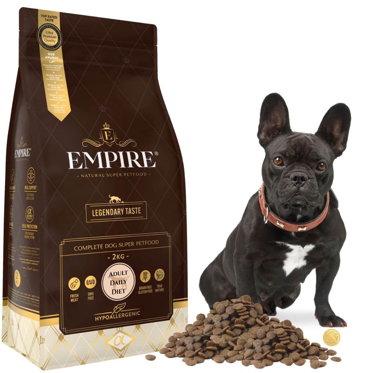 EMPIRE Hipoalergiczna Karma dla Dorosłych Buldogów Francuskich 2kg