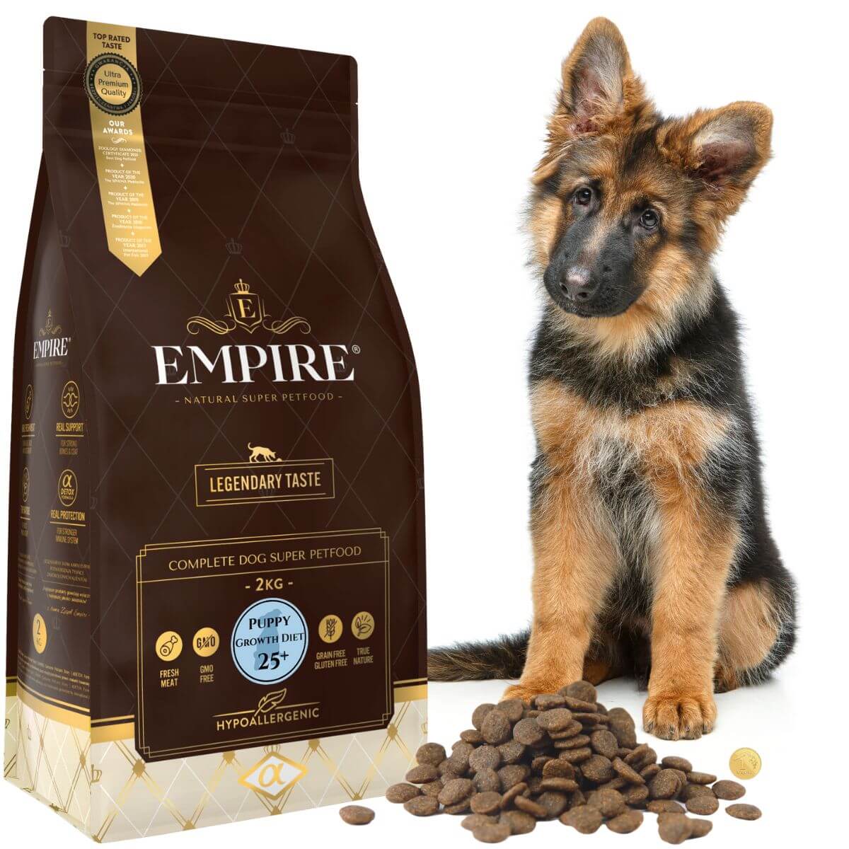 EMPIRE Hipoalergiczna Karma dla Szczeniaków i Juniorów OWCZARKA 2kg