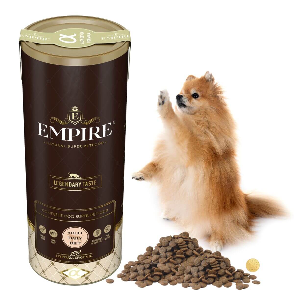 EMPIRE Hipoalergiczna Karma dla Dorosłych Pomeranianów 340g