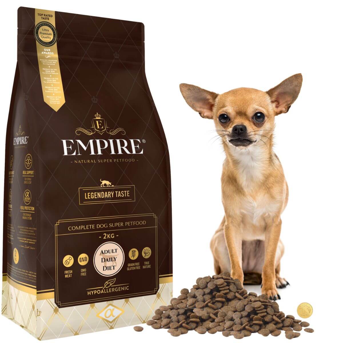EMPIRE Hipoalergiczna Karma dla Dorosłych Maltańczyków 1.8kg+200g Gratis