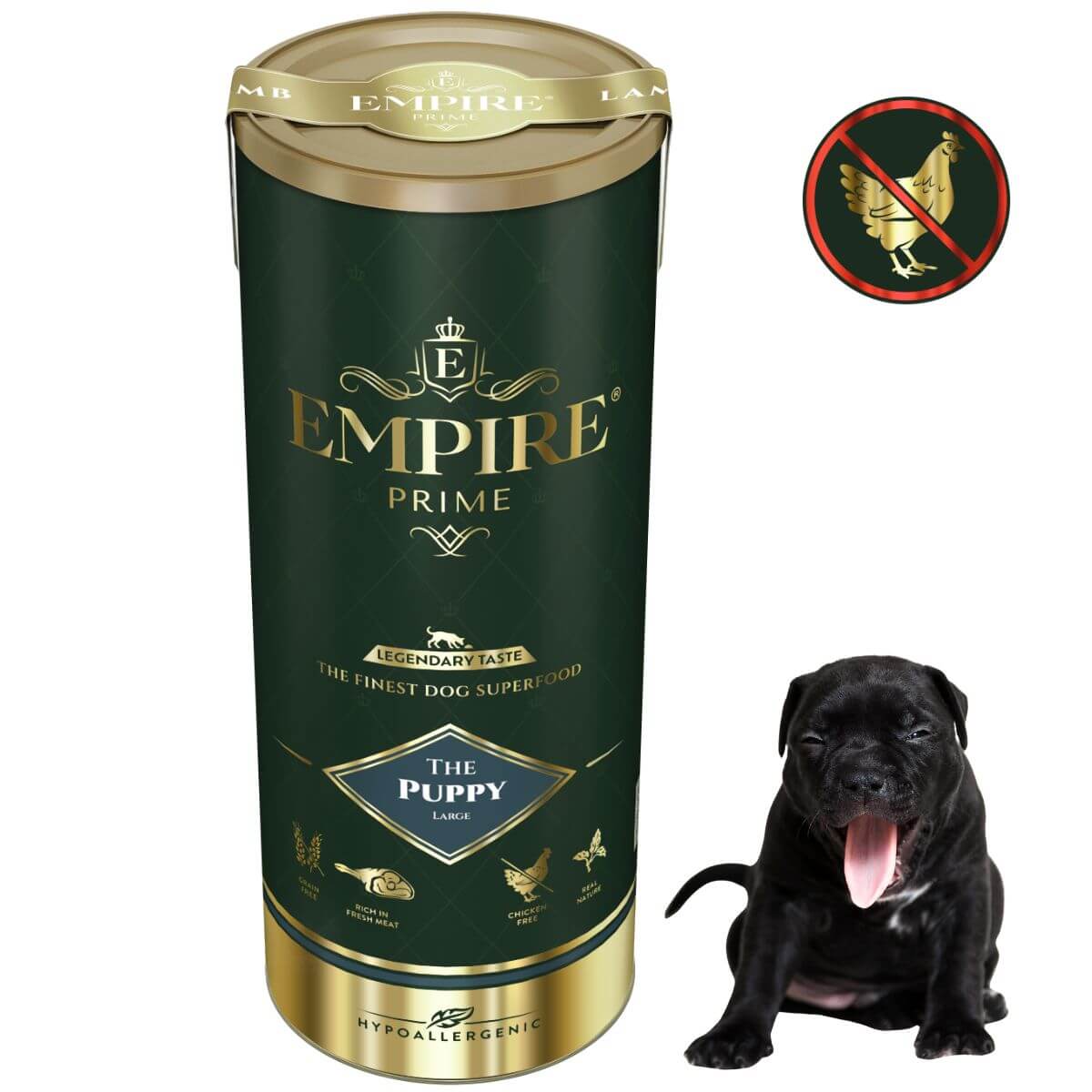 Monobiałkowa karma dla szczeniaków i juniorów american bully - hipoalergiczna - bez kurczaka 340g Empire Prime
